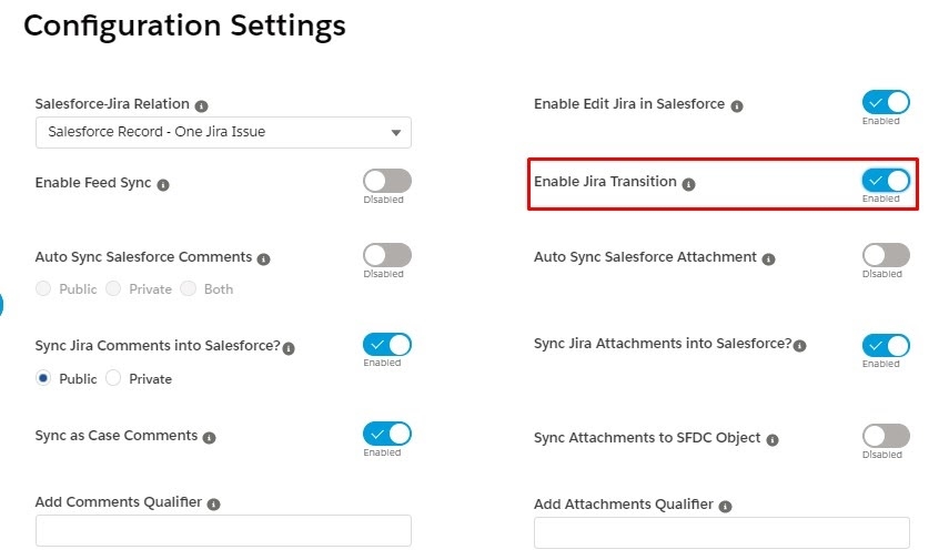 Status Transition Sinergify Integrating Salesforce & Jira